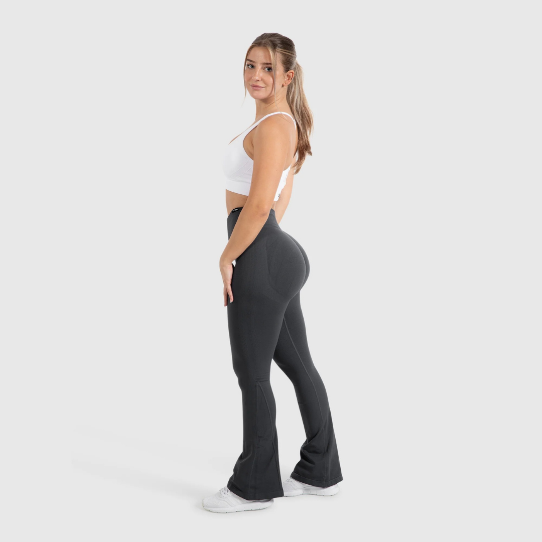 2XL-3XL İspanyol Paça Selülit Önleyici Tayt | Fit Tight