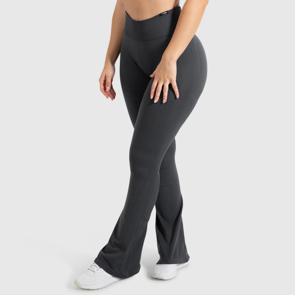 2XL-3XL İspanyol Paça Selülit Önleyici Tayt | Fit Tight