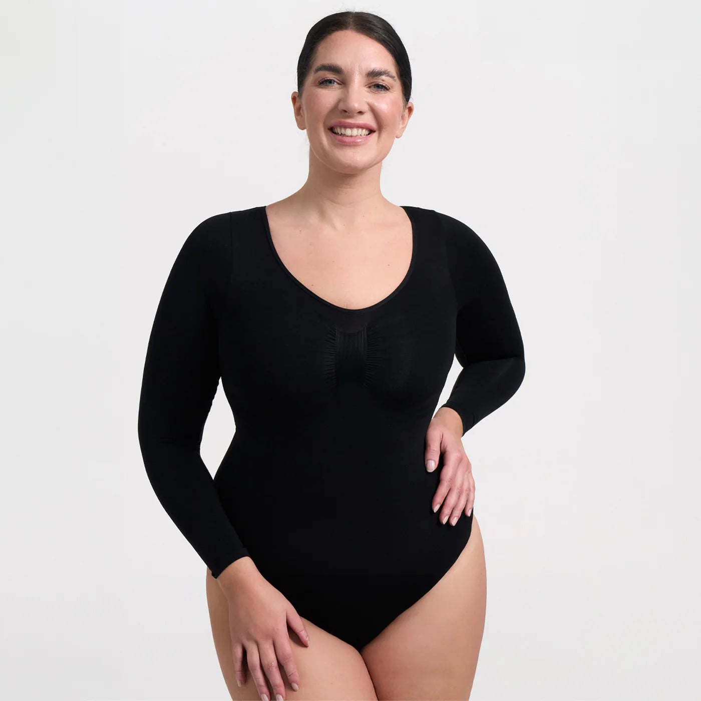 Vücut Şekillendirici Uzun Kollu Zıbın Korse | Fit Tight