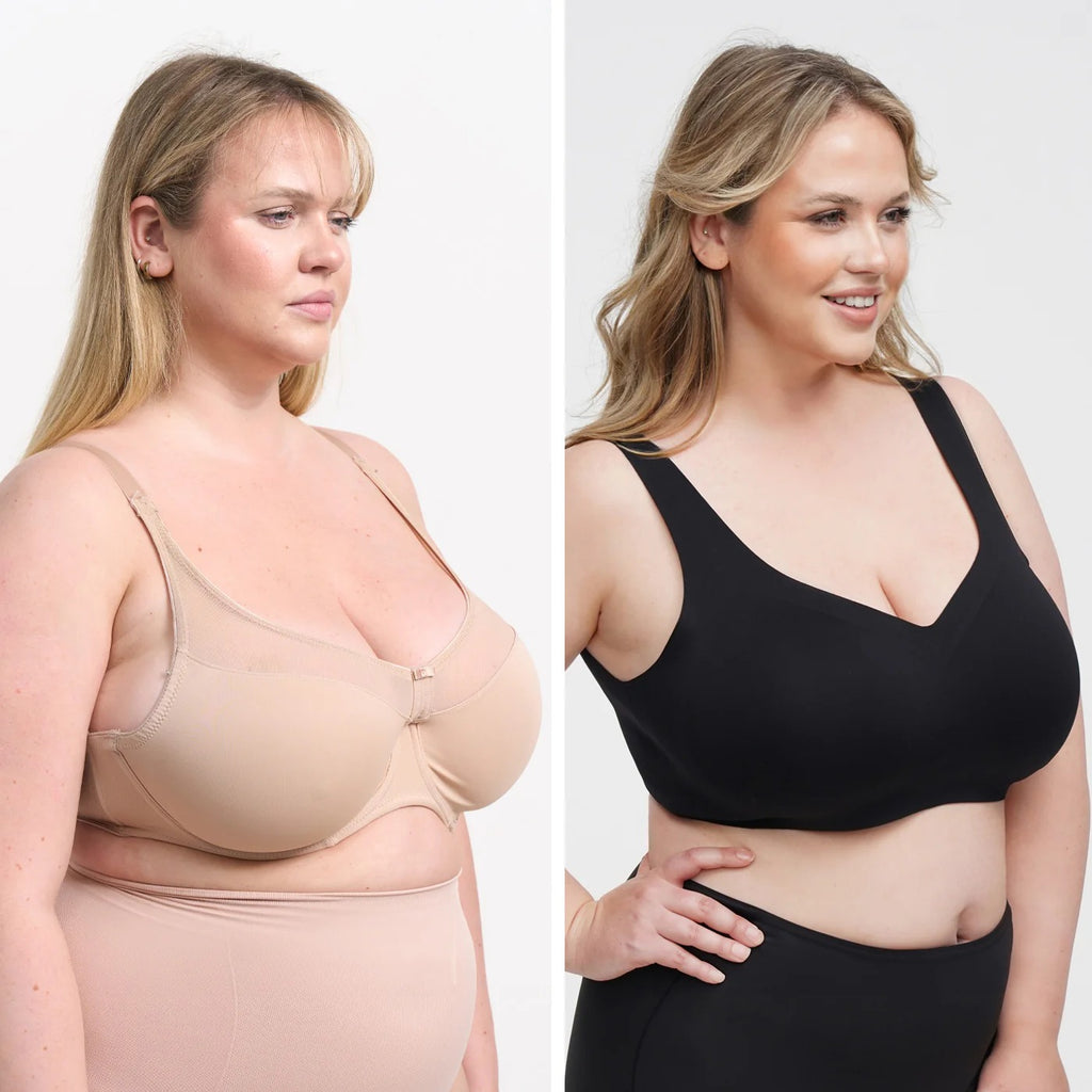 Vücut Şekillendirici Sırt Destekli Dikişsiz Sütyen | Fit Tight