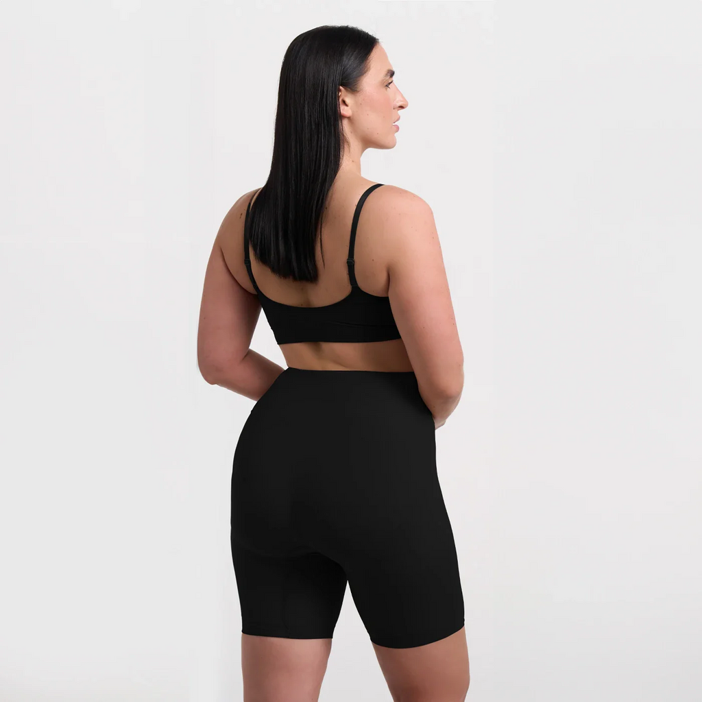 Yüksek Bel Şekillendirici Selülit Önleyici Korse Şort | Fit Tight