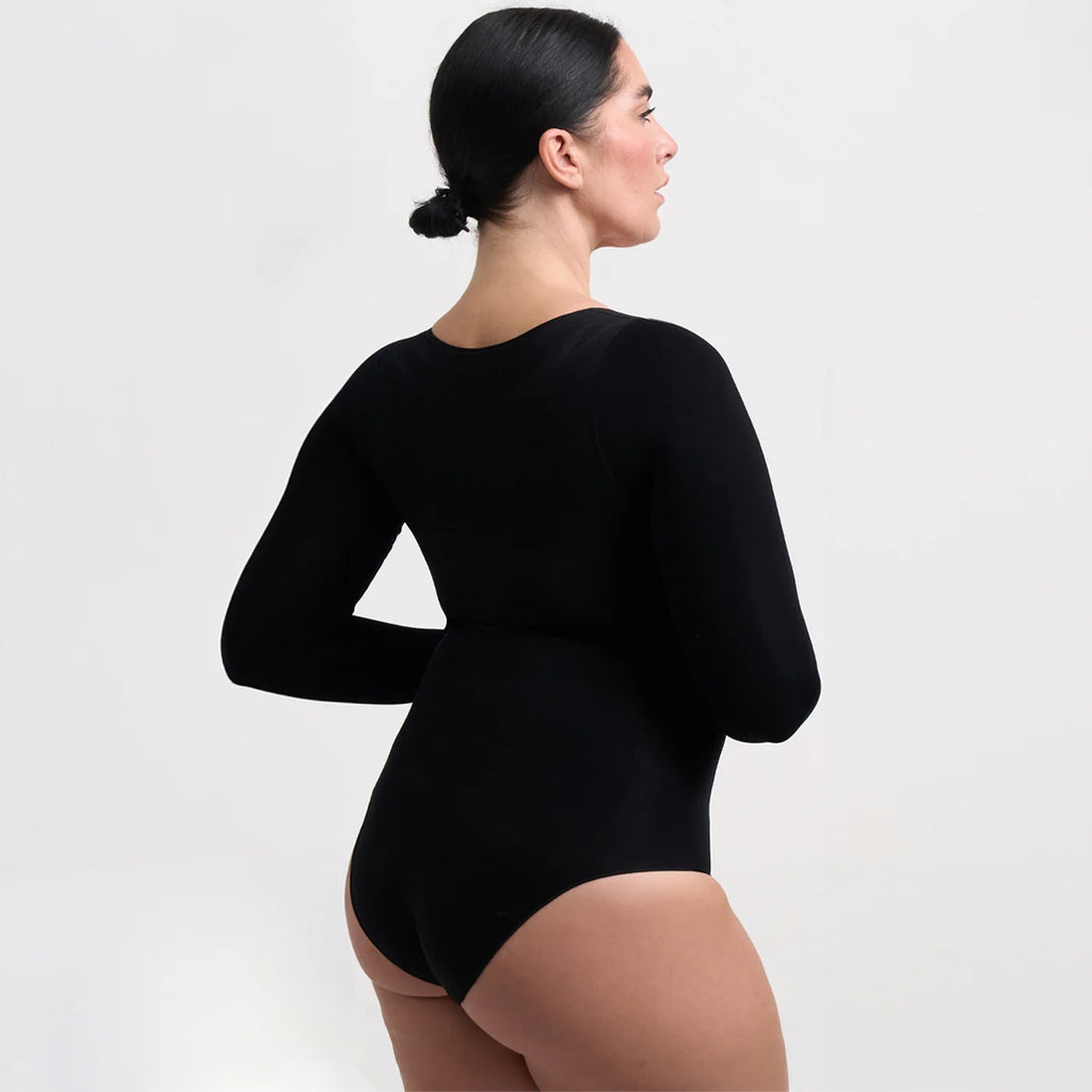 Vücut Şekillendirici Uzun Kollu Zıbın Korse | Fit Tight