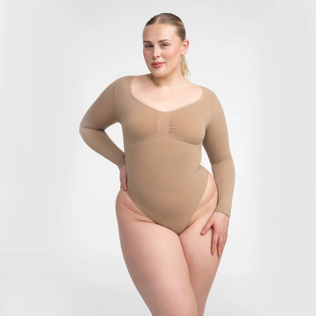 Vücut Şekillendirici Uzun Kollu Zıbın Korse | Fit Tight