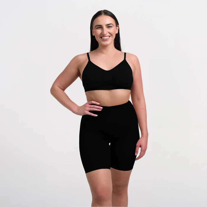 Yüksek Bel Şekillendirici Selülit Önleyici Korse Şort | Fit Tight