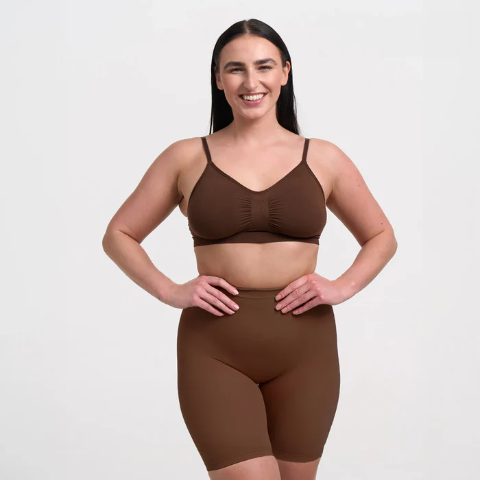 Yüksek Bel Şekillendirici Selülit Önleyici Korse Şort | Fit Tight